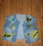 Bougie Crop Denim Jacket