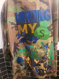 Minding My Bag Camo Jacket
