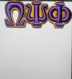 OMEGA  LETTERS PATCH