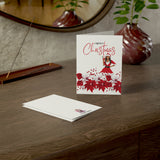 Poinsettias Greeting Cards