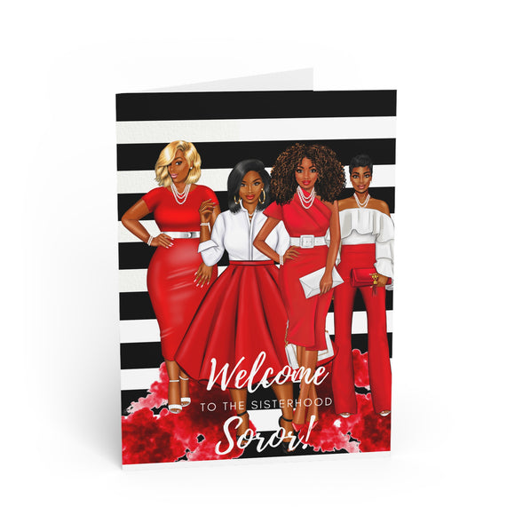 Welcome to the Sisterhood Soror Greeting Cards