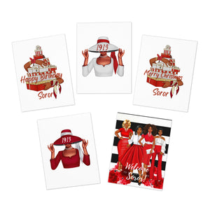 1913 Multi-Design Greeting Cards (5-Pack)