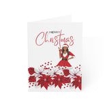 Poinsettias Greeting Cards