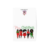 Brown Divas Christmas Greeting Cards