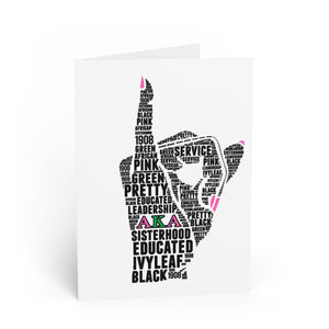 Pinkies Up Greeting Cards