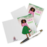 AKA 1908 Natural Hair Greeting Cards (5 Pack)