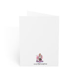 Welcome Soror RED-WHT Greeting Cards