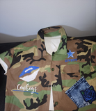 YOUR TEAM Embroidery Camo Jacket