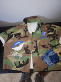 YOUR TEAM Embroidery Camo Jacket