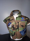 YOUR TEAM Embroidery Camo Jacket