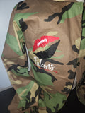 YOUR TEAM Embroidery Camo Jacket