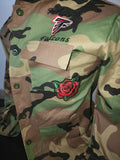 YOUR TEAM Embroidery Camo Jacket