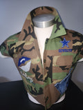 YOUR TEAM Embroidery Camo Jacket