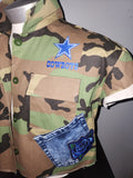 YOUR TEAM Embroidery Camo Jacket