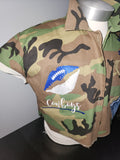 YOUR TEAM Embroidery Camo Jacket