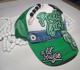 Green Pretty Girl Bougie Trucker Hat