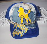 Pretty Poodle Trucker Girl