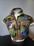 YOUR TEAM Embroidery Camo Jacket