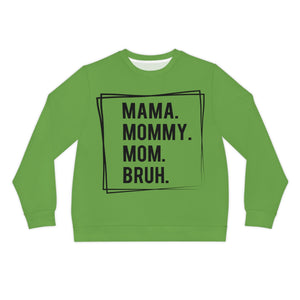 BRUH-Moss Green Lightweight Sweatshirt
