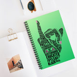 Pinkies Up Spiral Notebook - Ruled Line
