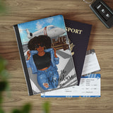 Adventure Begin-Natural- Designer Luggage Passport Cover