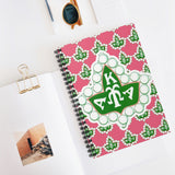 Ivies and Pearls Spiral Notebook - Ruled Line