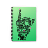 Pinkies Up Spiral Notebook - Ruled Line