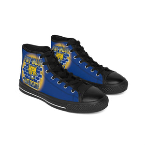 The Real Blue and Gold Women's Classic Sneakers