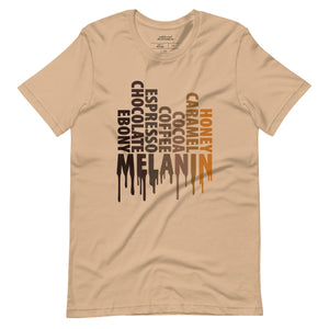 Melanin Drip Unisex t-shirt